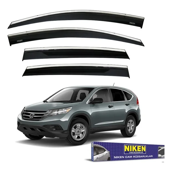 Niken Honda Crv Uyumlu Cam Rüzgarlığı Kromlu 2013+ Niken - Görsel 3