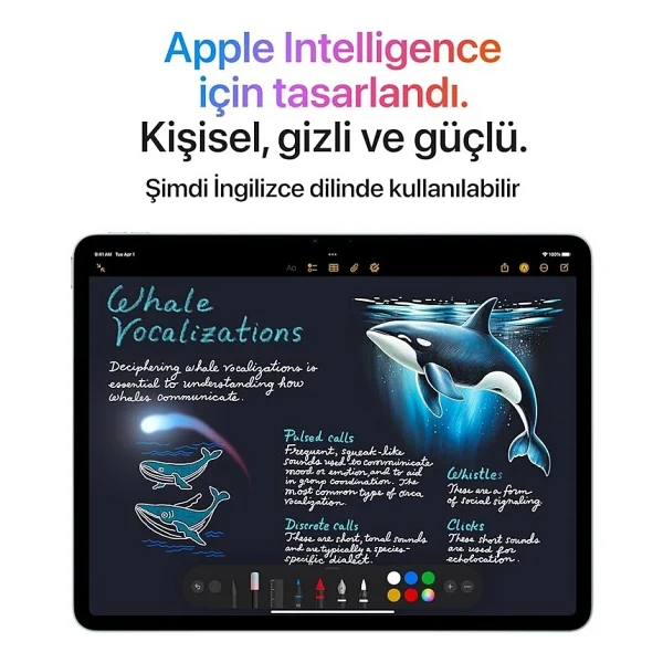 iPad Air M3 Wi-Fi + Cellular 256 GB 11" MCG24TU/A Yıldız Işığı Tablet - Görsel 3