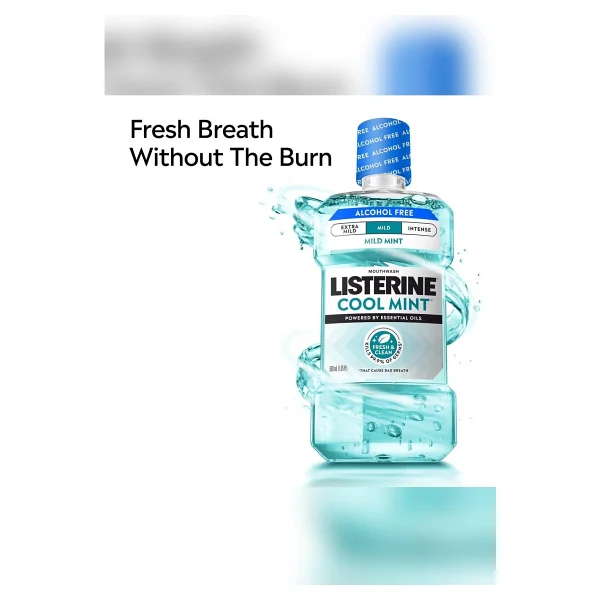 Listerine Zero Hafif Nane Aromalı Alkolsüz 1.5 lt Gargara - Görsel 4