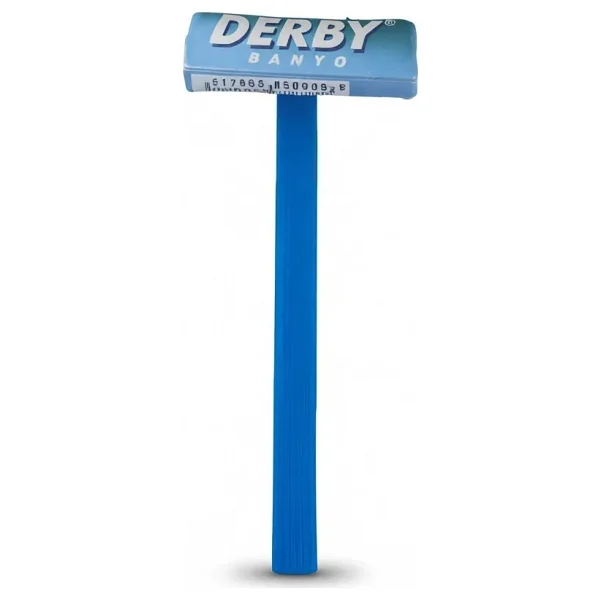 Derby Banyo Tek Kullanımlık Tıraş Bıçağı 1 Adet Plastik Saplı Pratik Tıraş Jileti - Görsel 3