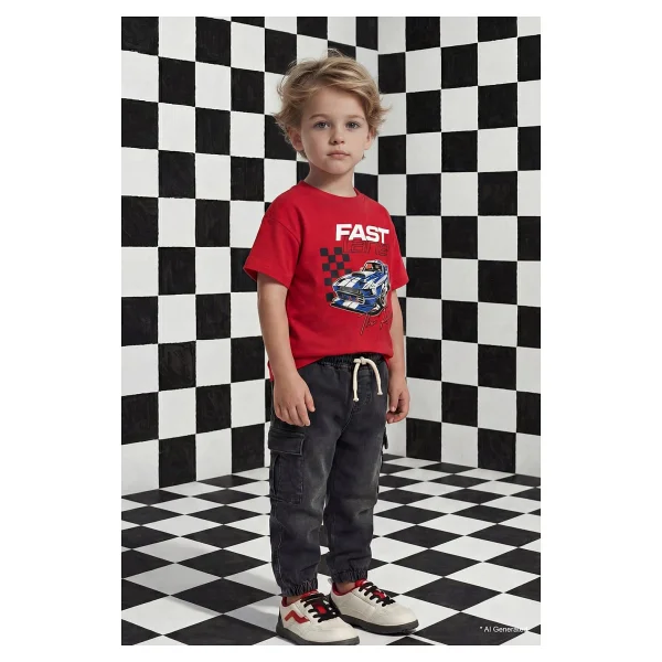 DeFacto Erkek Bebek Jogger Fit Jean Pantolon - Görsel 5
