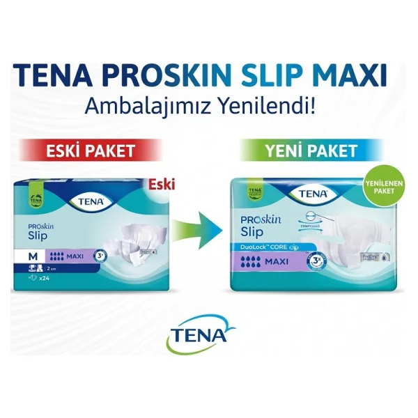 Tena Belbantlı Maxi 8 Damla Orta Boy M 24'lü 3 Adet Hasta Bezi - Görsel 7