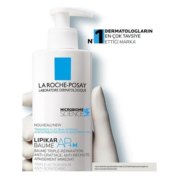 La Roche-Posay Lipikar Baume AP+M Nemlendirici Balsam -Kuru- Atopiye Eğilimli Ciltler 400 Mlx2 - Görsel 5