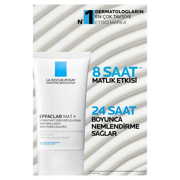 La Roche-Posay Effaclar Mat 40 ml Matlaştırıcı Nemlendirici - Görsel 3