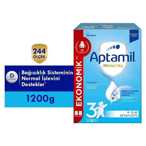 Aptamil 3 Devam Sütü 1200 gr - Görsel 9