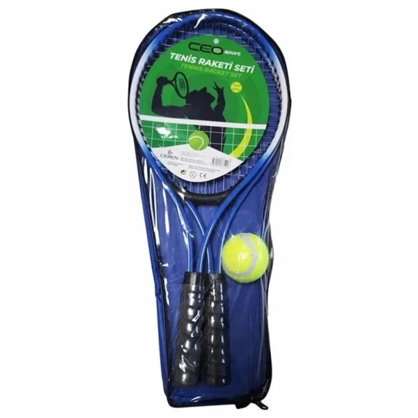 Sport Tenis Raketi Seti Mavi - Görsel 2