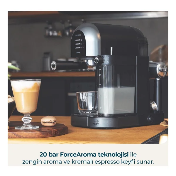 Cecotec Instant-Ccino 20 Nera Yarı Otomatik Espresso Makinesi - Görsel 2