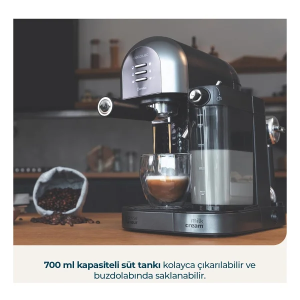 Cecotec Instant-Ccino 20 Nera Yarı Otomatik Espresso Makinesi - Görsel 6