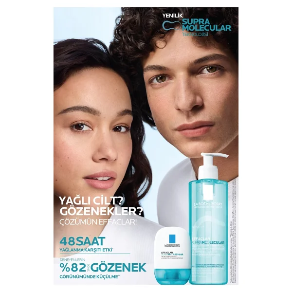 La Roche-Posay Effaclar Supramolecular Gözenek ve Yağlanma Karşıtı 200 ml Yüz Temizleme Jeli - Görsel 5