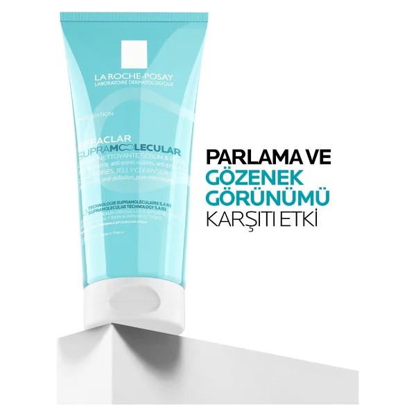 La Roche-Posay Effaclar Supramolecular Gözenek ve Yağlanma Karşıtı 200 ml Yüz Temizleme Jeli - Görsel 6