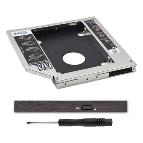 Afila Hdd Ssd Dvd Kızağı 9.5mm - 2.harddisk Takma Aparatı Slim Dvd Yuvası - Görsel 2
