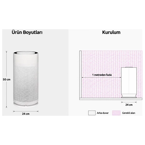 LG PuriCare AeroHit AS35GGW10 Hava Temizleyici - Görsel 8