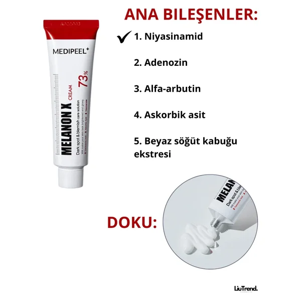 MEDIPEEL Melanon X RX 2.0 Ton Eşitleyici Aydınlatıcı 30 ml Leke Kremi - Görsel 10