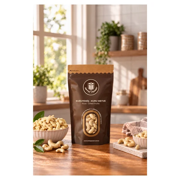 Antep Pazarı Kaju Çiğ - 500gr - Görsel 4