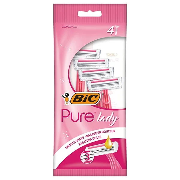 Bic Pure 3 Lady Kullan At 4'lü Kadın Tıraş Bıçağı - Görsel 2