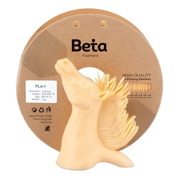 Beta PLA Plus 1.75 mm 1 kg Krem Filament - Görsel 2