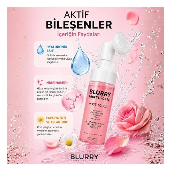 Yüz Temizleme Köpüğü, Niacinamide ve Bitkisel Kompleks ile, Panthenol, Papatya Ekstraktı, Hyaluronic Acid içerir - Görsel 4