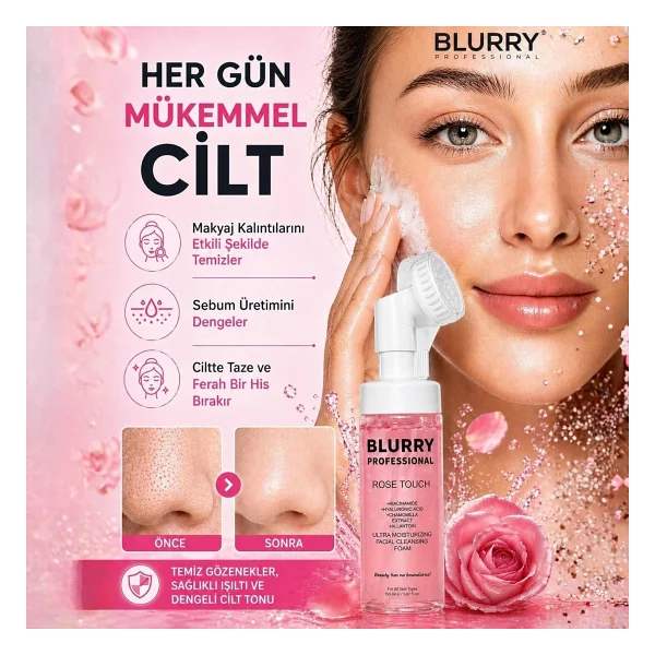 Yüz Temizleme Köpüğü, Niacinamide ve Bitkisel Kompleks ile, Panthenol, Papatya Ekstraktı, Hyaluronic Acid içerir - Görsel 5