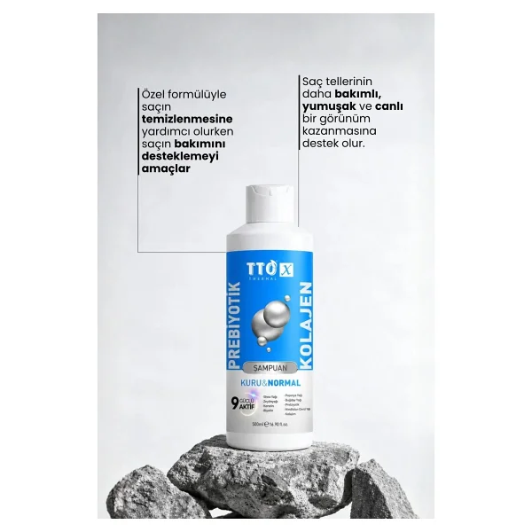 TTO X Kuru ve Normal Saçlar için 500 ml Şampuan - Görsel 4