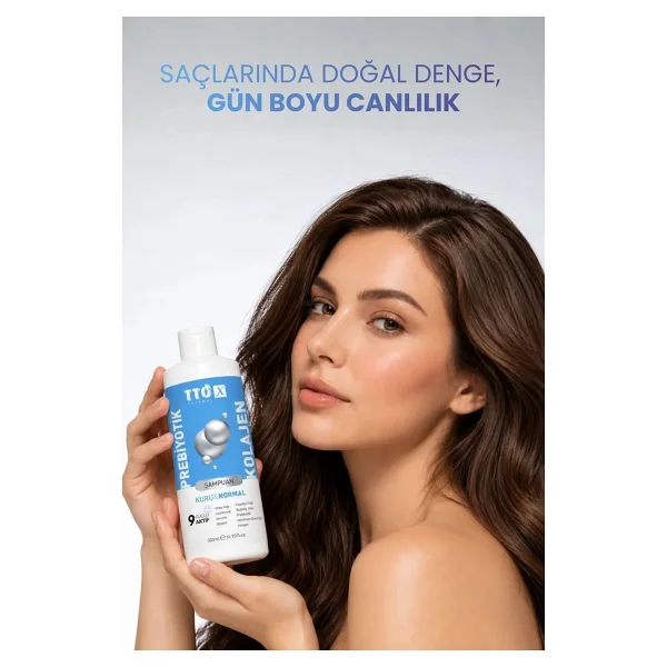 TTO X Kuru ve Normal Saçlar için 500 ml Şampuan - Görsel 6
