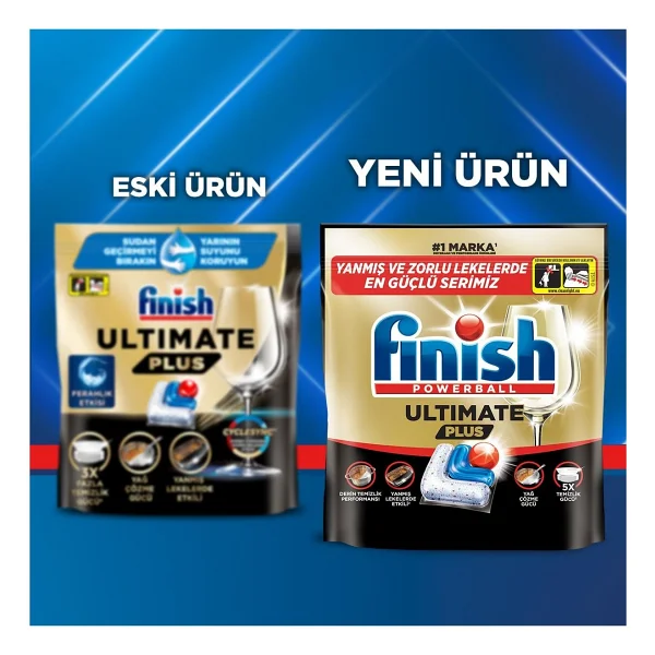 Finish Ultimate Plus Bulaşık Makinesi Tableti 75'li - Görsel 8