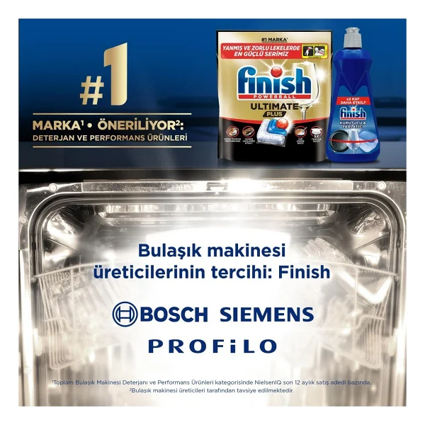 Finish Ultimate Plus Bulaşık Makinesi Tableti 75'li - Görsel 9