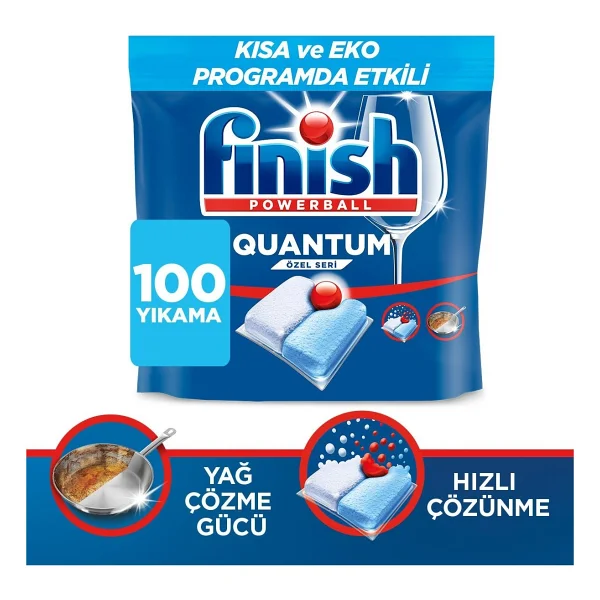 Finish Quantum Bulaşık Makinesi Tableti 100'lü - Görsel 10