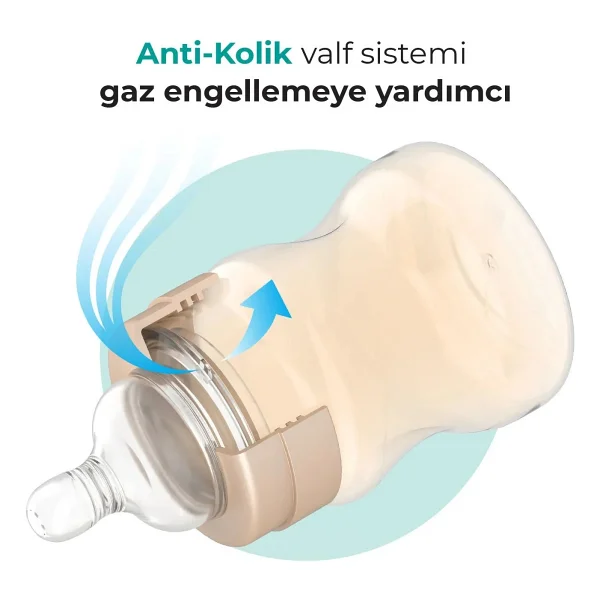 Mamajoo Gold Plus Antikolik Yenidoğan Yavaş Akış Biberon 150 ml - Görsel 3