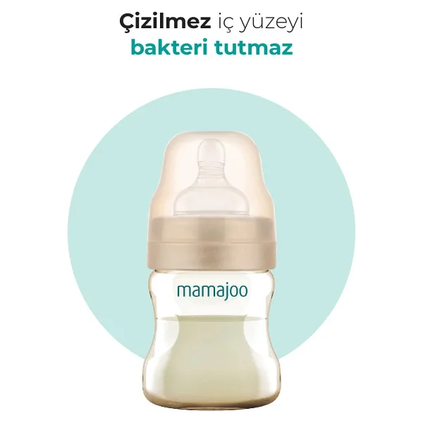Mamajoo Gold Plus Antikolik Yenidoğan Yavaş Akış Biberon 150 ml - Görsel 4