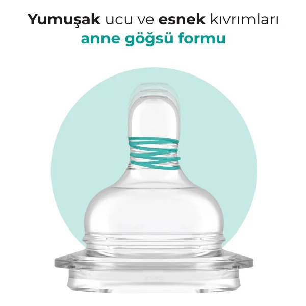 Mamajoo Gold Plus Antikolik Yenidoğan Yavaş Akış Biberon 150 ml - Görsel 5