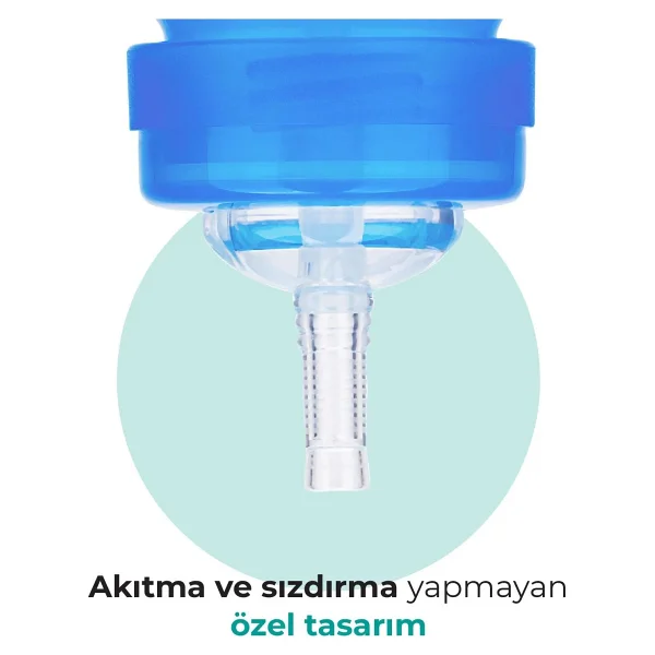 Mamajoo Akıtmaz Antikolik Mavi Pipetli Bardak 270 ml - Görsel 2