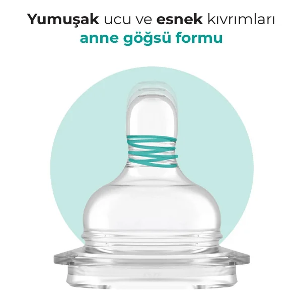 Mamajoo Gold Plus Antikolik 6 Ay+ Orta Akış 2'li Biberon 250 ml - Görsel 4