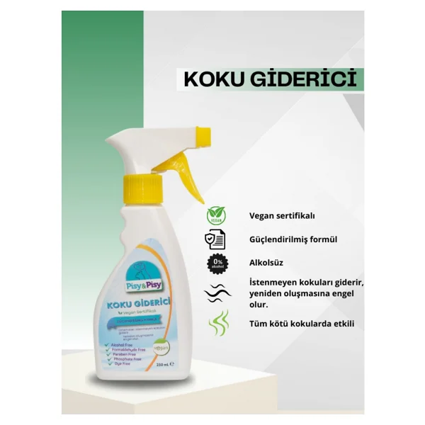 PİSY & PİSY Pisy & Pisy Vegan Sertifikalı Koku Giderici - Görsel 5
