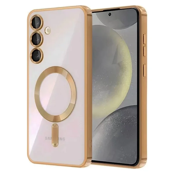 Samsung Galaxy A35 5g Kross Magneticsafe Kapak - Çöl Titanyum - Görsel 2