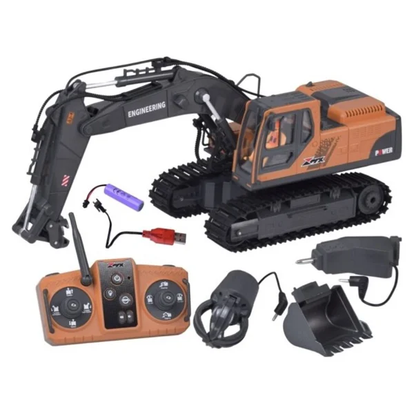 Boratila Toys Metal 2.4Ghz 30 Metre Çekim Mesafeli Işıklı Sesli Full Fonksiyon Kepçe - Görsel 3