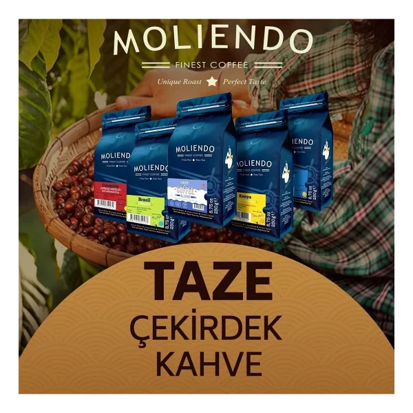 Moliendo Finest Coffee House Blend Öğütülmüş Filtre Kahve 1 kg - Görsel 7