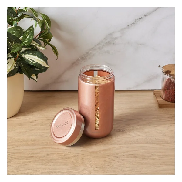 Karaca Mastermaid Rose Gold Kaşıklı Kilitli 1000 ml Saklama Kabı - Görsel 3