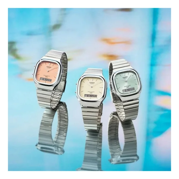 Casio Standart AQ-240E-4ADF Somon Kol Saati - Görsel 7