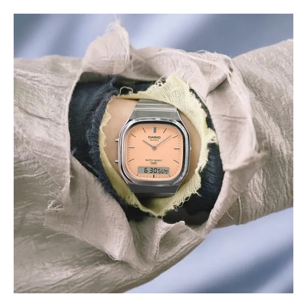Casio Standart AQ-240E-4ADF Somon Kol Saati - Görsel 8