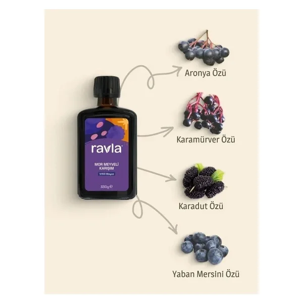 Ravla Kids Mor Meyveli Karışım 330 gr - Görsel 4
