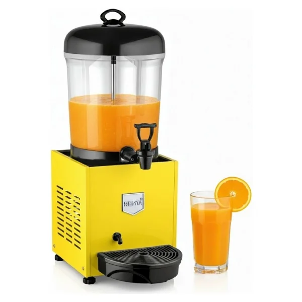Remta ST18 Mini 7 Litre Şerbet ve Ayran Soğutucu - Sarı - Görsel 5
