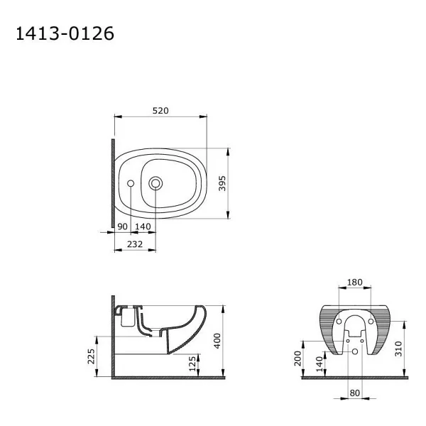 Bocchı Bocchi Strata Asma Bide Beyaz - 1413-001-0120 - Görsel 5