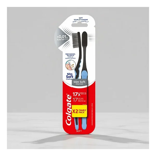 Colgate Mikro İnce Siyah 2'li Diş Fırçası - Görsel 2