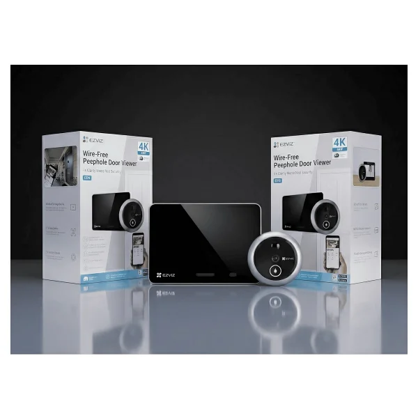 Ezviz EP4 5.5 inç 4K Kameralı Geniş Açılı Kapı Dürbünü - Görsel 3
