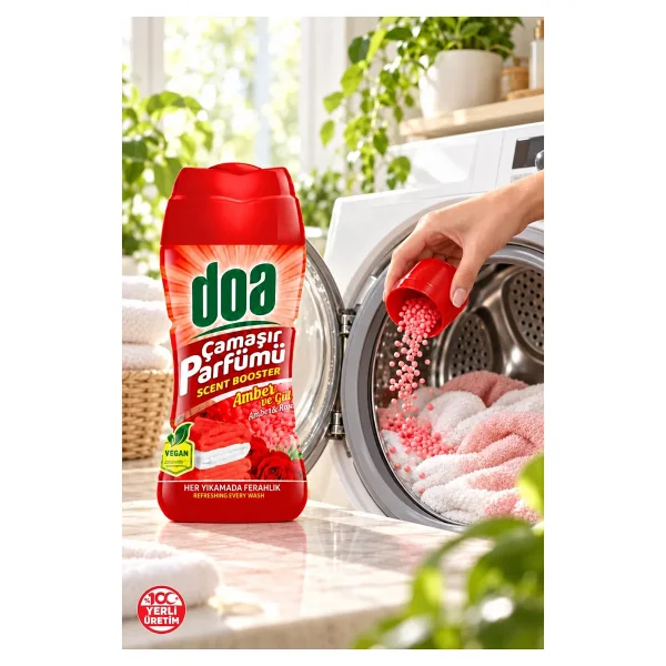 Doa Amber ve Gül Granül Çamaşır Parfümü 210 gr - Görsel 2