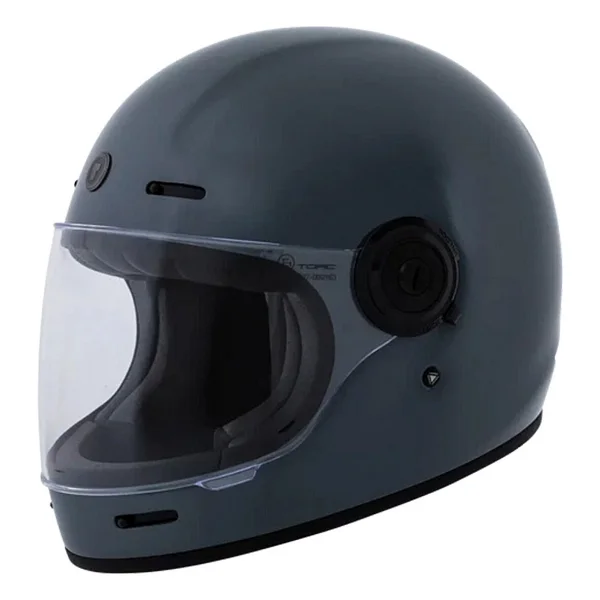 Torc T-1 Newport Gri Full Face Motor Kaskı - Görsel 6