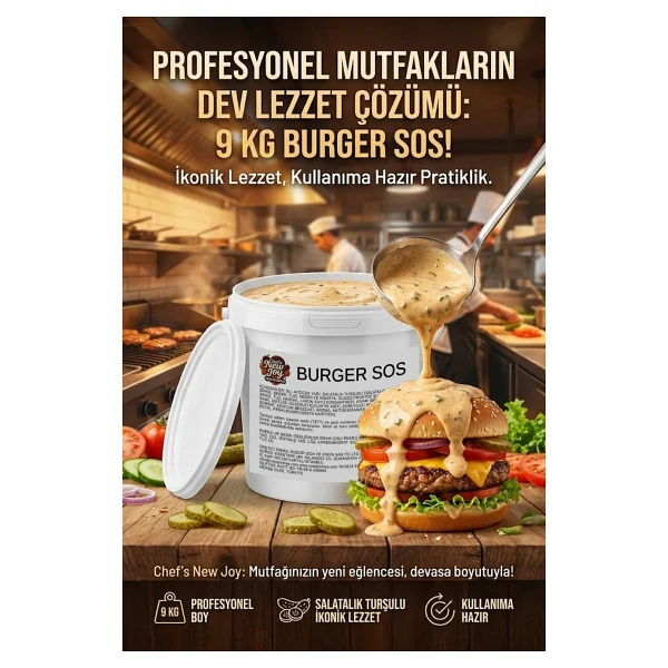 Burger Sos 9 kg Sıvı Sos - Görsel 3