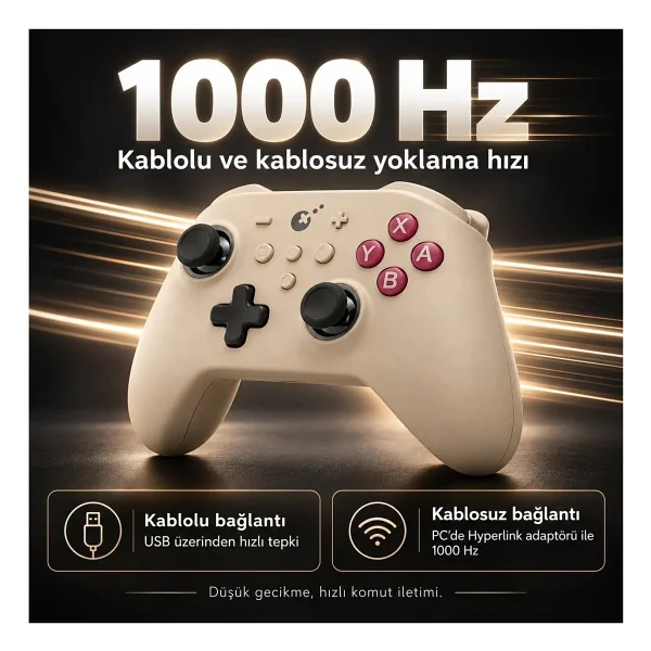GuliKit KK3 Pro Kablolu/Kablosuz Oyun Kolu - Görsel 6