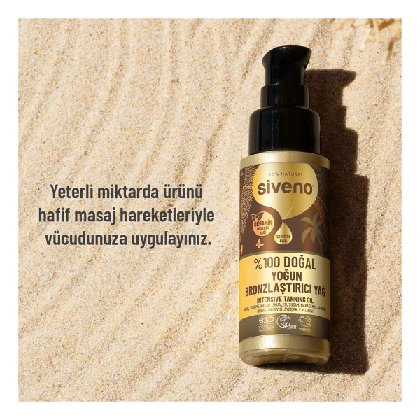 Siveno %100 Doğal Avokado Yoğun 50 ml Bronzlaştırıcı Yağ - Görsel 2