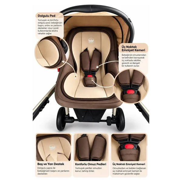 Baby Home 1010 Qool Travel Sistem Bebek Arabası - Görsel 6